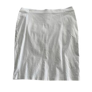 Emmaline white pencil skirt